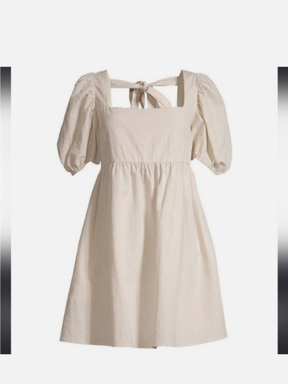 Jacquie The Label Babydoll puff sleeve dress